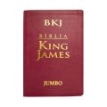 Bíblia King James Atualizada Letra Jumbo Capa Luxo Vinho